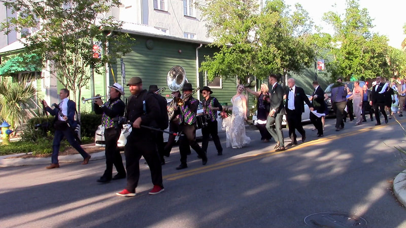 Second Line Brass Band, Brass Band weddings, Orlando, Real Deal Brass Band